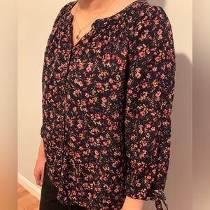 West Port Floral Blouse